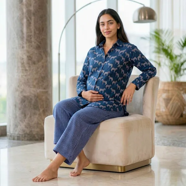Indigo_Zebra_Maternity_Tunic