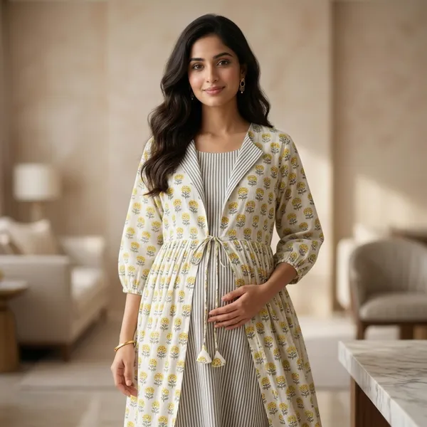 Golden_Petal_Maternity_Layering_Jacket_Top