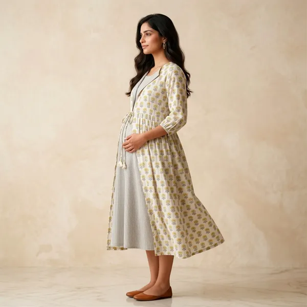 Golden_Petal_Maternity_Layering_Jacket_Top