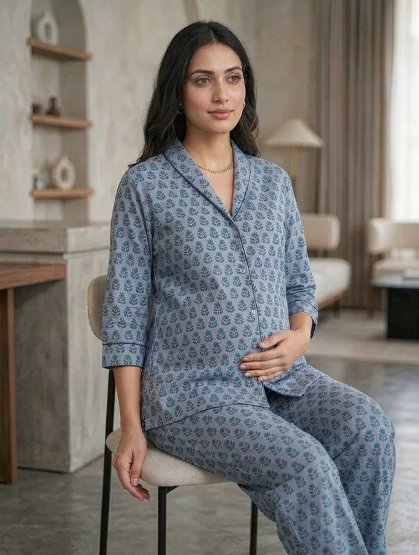 Slate_Botanical_Maternity_Co-ord_Set