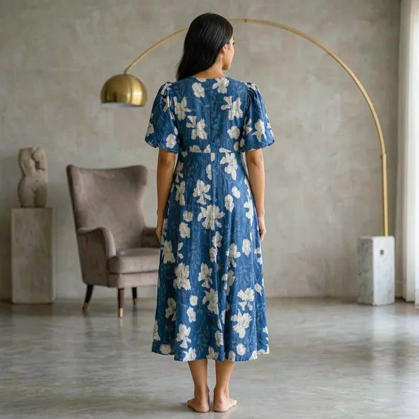 Midnight_Bloom_Maternity_V-Neck_Dress