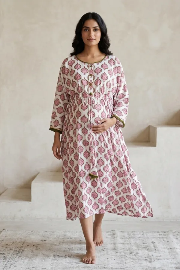 Earthy_Bloom_Maternity_A-Line_Dress