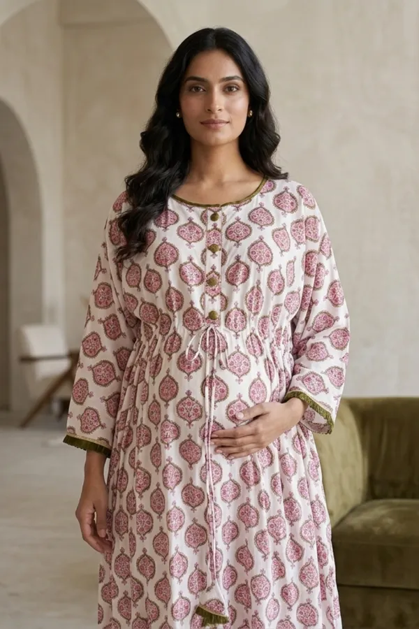 Earthy_Bloom_Maternity_A-Line_Dress