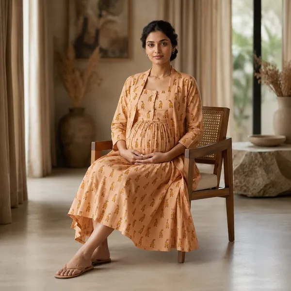 Amber_Botanic_Layered_Maternity_Dress