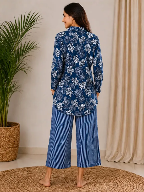Indigo_Leaf_Print_Maternity_Tunic