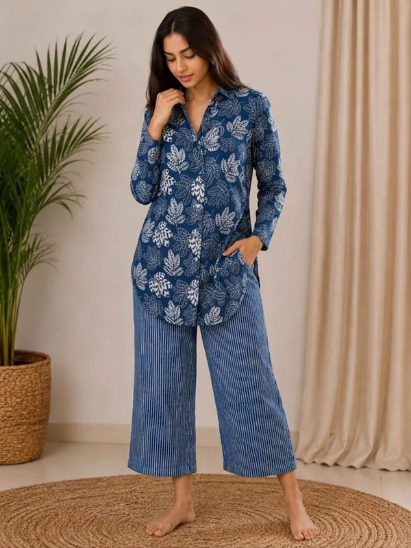 Indigo_Leaf_Print_Maternity_Tunic