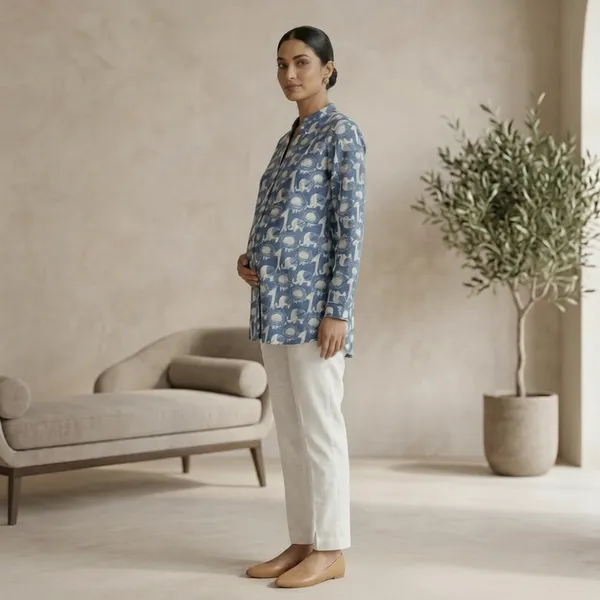 The_Serene_Safari_Printed_Maternity_Tunic