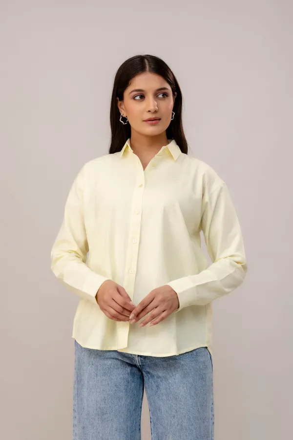 Light_Yellow_Linen_Blend_Solid_Full_Sleeve_Shirt_For_Women