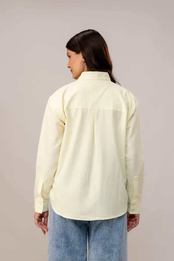 Light_Yellow_Linen_Blend_Solid_Full_Sleeve_Shirt_For_Women