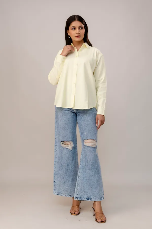 Light_Yellow_Linen_Blend_Solid_Full_Sleeve_Shirt_For_Women