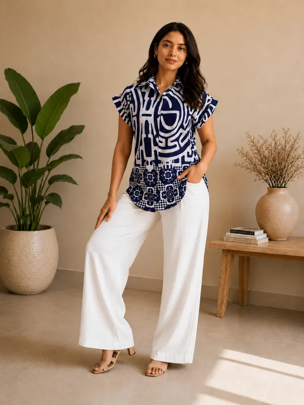 ANNA_MONNA_Printed_Cotton_Top_Shirt_Style