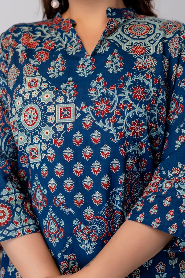 ANNA_MONNA_Women_Floral_Print_Cotton_Top_Tunic