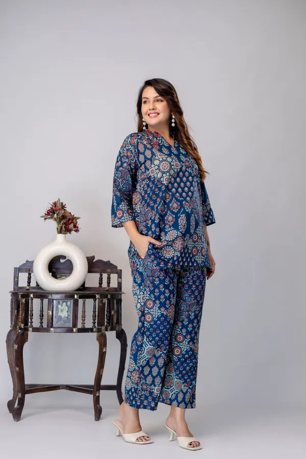 Printed_Pure_Cotton_Kurta_&_Trousers_For_Women