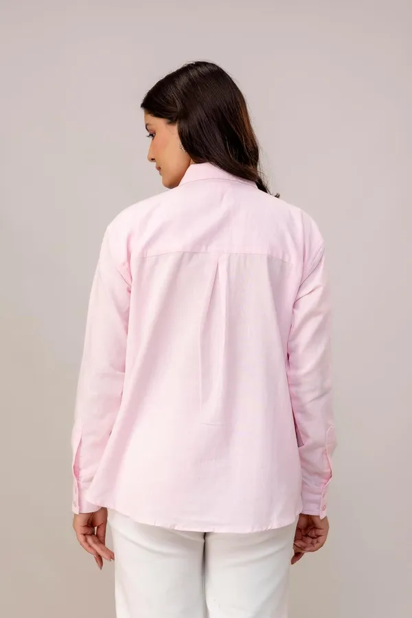 Pink_Linen_Blend_Solid_Full_Sleeve_Regular_Fit_Shirt_For_Women