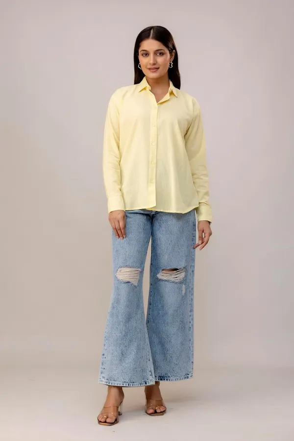 Pastel_Yellow_Linen_Blend_Solid_Full_Sleeve_Regular_Fit_Shirt_For_Women