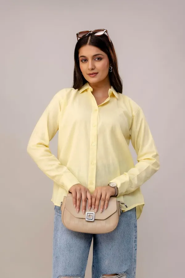 Pastel_Yellow_Linen_Blend_Solid_Full_Sleeve_Regular_Fit_Shirt_For_Women