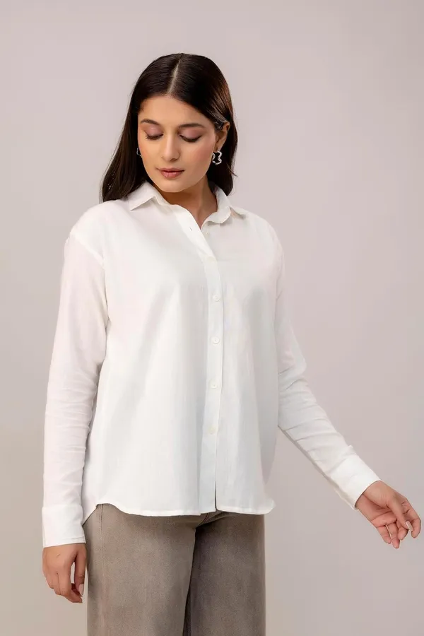 White_Linen_Blend_Solid_Full_Sleeve_Oversized_Fit_Shirt_For_Women