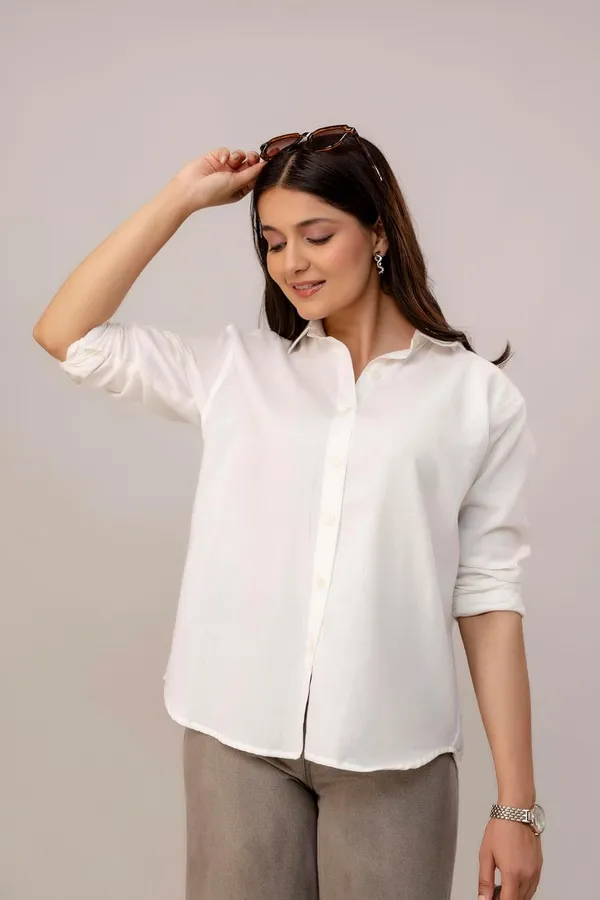 White_Linen_Blend_Solid_Full_Sleeve_Oversized_Fit_Shirt_For_Women