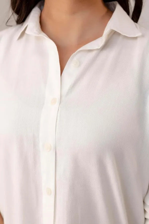 White_Linen_Blend_Solid_Full_Sleeve_Oversized_Fit_Shirt_For_Women