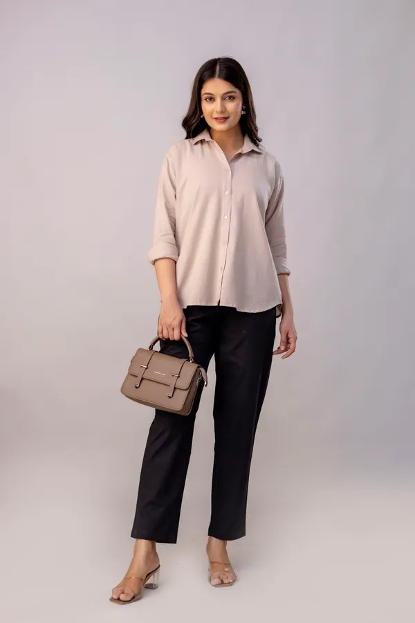 Beige_Linen_Blend_Solid_Full_Sleeve_Regular_Fit_Shirt_For_Women