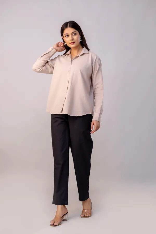 Beige_Linen_Blend_Solid_Full_Sleeve_Regular_Fit_Shirt_For_Women