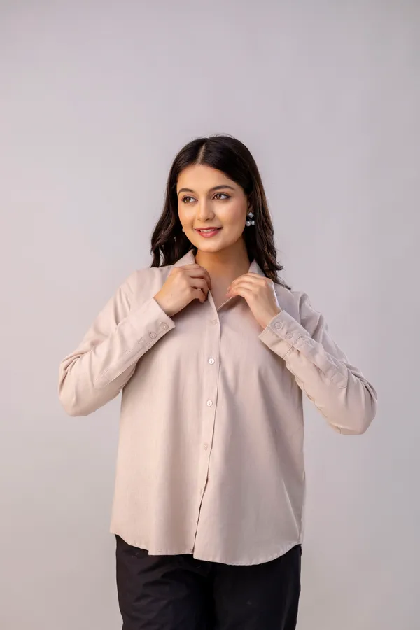 Beige_Linen_Blend_Solid_Full_Sleeve_Regular_Fit_Shirt_For_Women