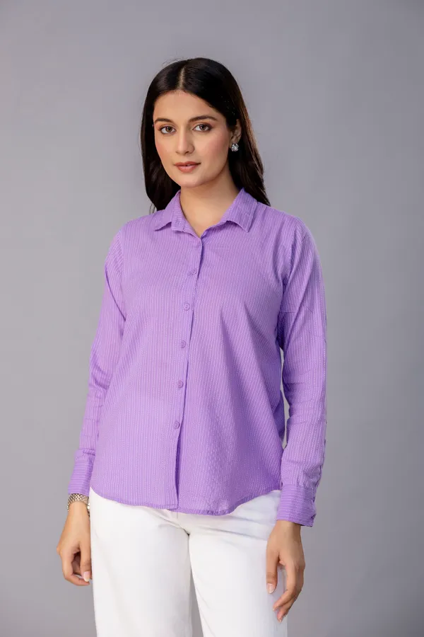 Purple_Katha_Organic_Cotton_Solid_Full_Sleeve_Regular_Fit_Shirt_For_Women