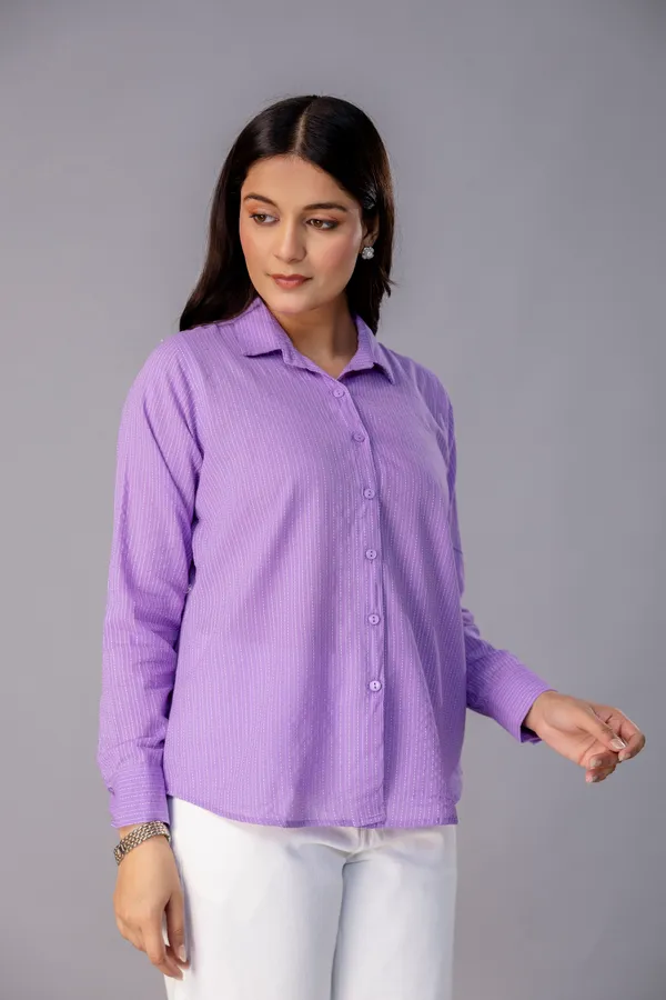 Purple_Katha_Organic_Cotton_Solid_Full_Sleeve_Regular_Fit_Shirt_For_Women
