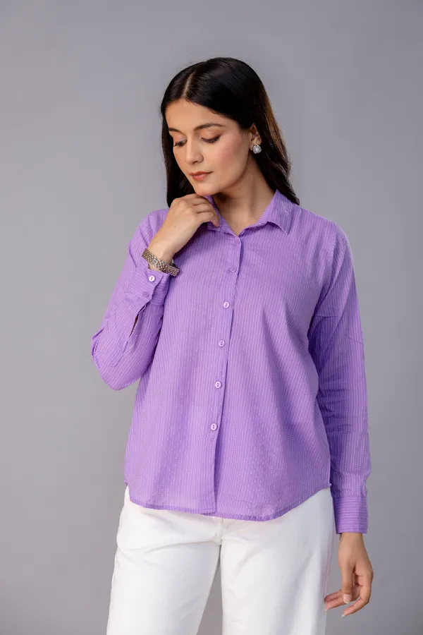 Purple_Katha_Organic_Cotton_Solid_Full_Sleeve_Regular_Fit_Shirt_For_Women