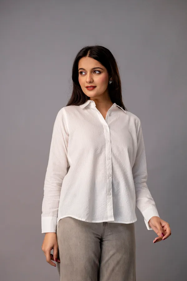 White_Classic_Katha_Cotton_Regular_Fit_Full_Sleeve_Collared_Neck_Shirt_For_Women