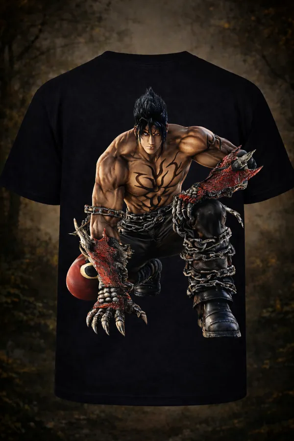 Dark_Demon_Warrior_Graphic_Oversized_T-Shirt_–_Streetwear_Back_Print_Black_Tee
