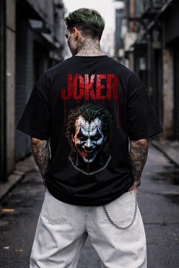 Dark_Joker_Laugh_Graphic_Oversized_T-Shirt_–_Streetwear_Back_Print_Black_Tee