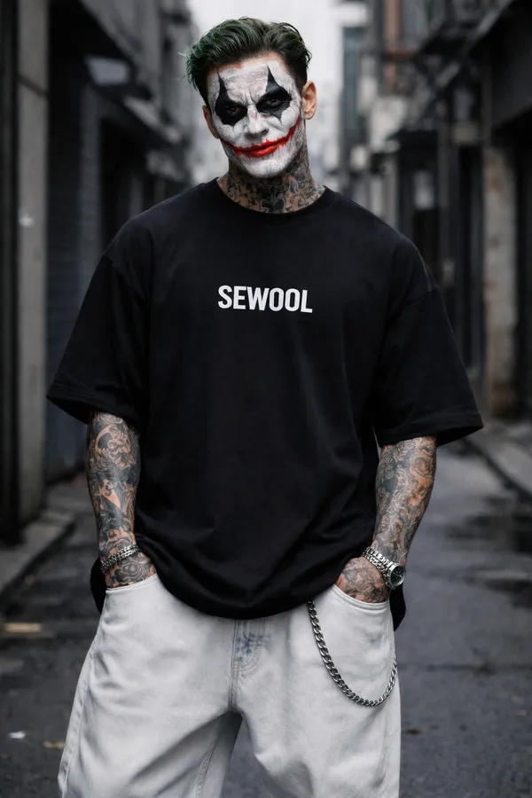 Joker_Laugh_Graphic_Oversized_T-Shirt_–_Streetwear_Back_Print_Black_Tee