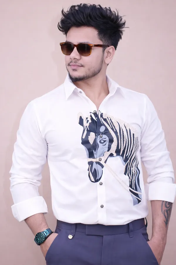 White_Horse_Printed_Party_Shirt_Grace_Meets_Power_For_Men