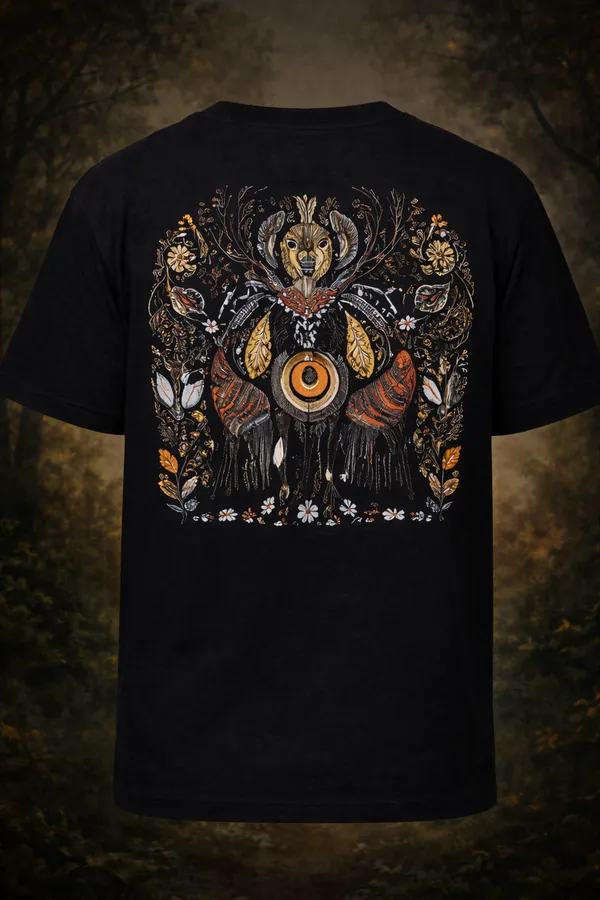Mystic_Totem_Art_Graphic_T-Shirt_–_Black