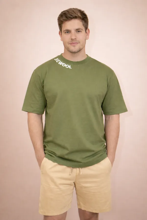 Men’s_Olive_Green_Crew_Neck_T-Shirt_–_Minimal_Streetwear_Essential