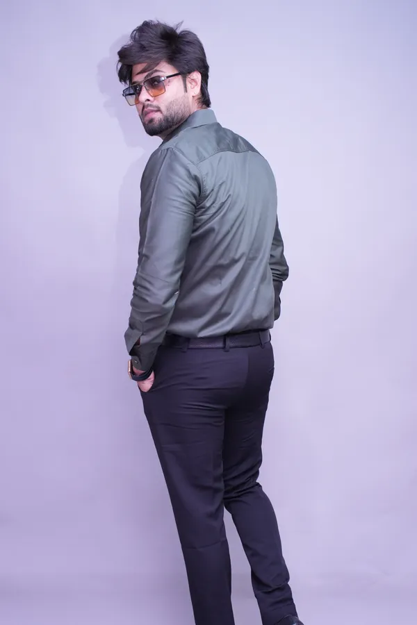 Olive_Ash_Solid_Oxford_Shirt_For_Men