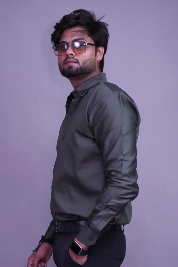 Olive_Ash_Solid_Oxford_Shirt_For_Men