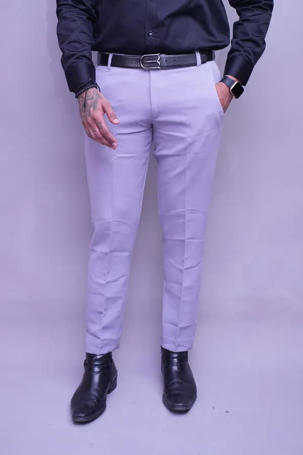 Light_Grey_Regular_Fit_Textured_Trouser_For_Men
