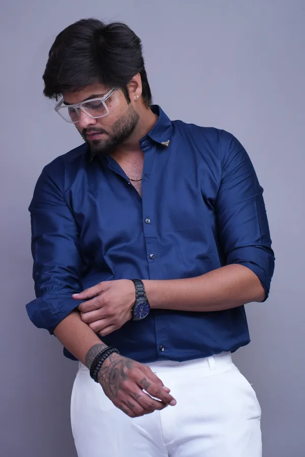 Blue_Azure_Linen_Blend_Shirt_For_Men