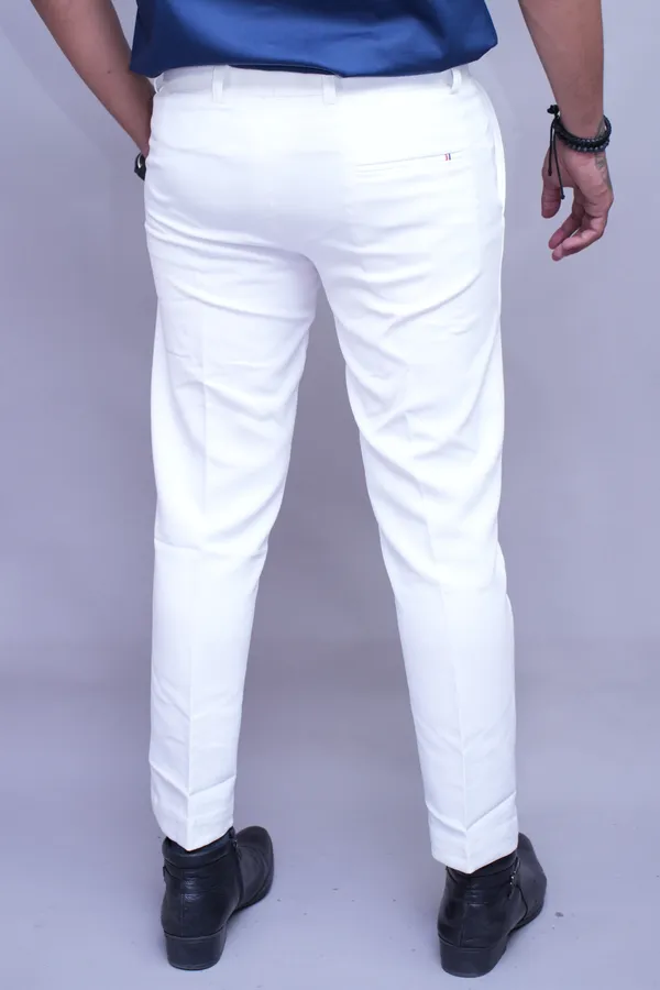 White_Regular_Fit_Textured_Flat_Trousers_For_Men