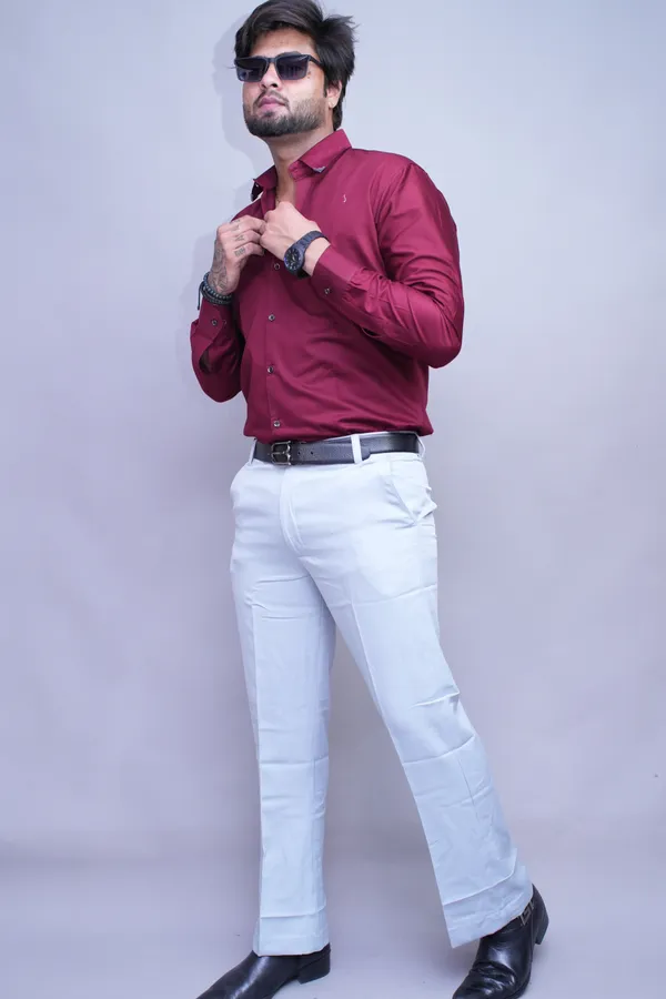 Maroon_Auburn_Linen_Blend_Shirt_For_Men