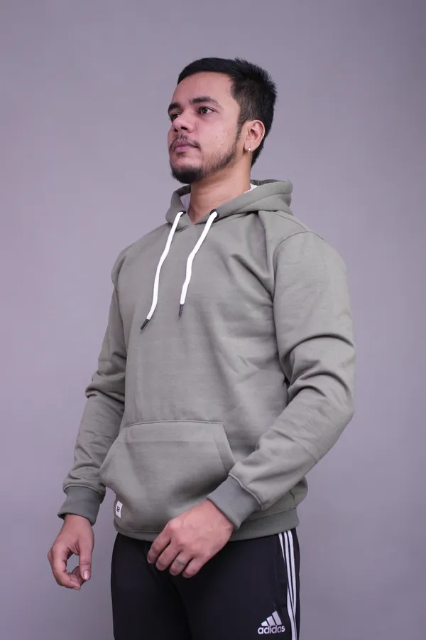Asparagus_Green_Relaxed_Fit_Hoodie_For_Men