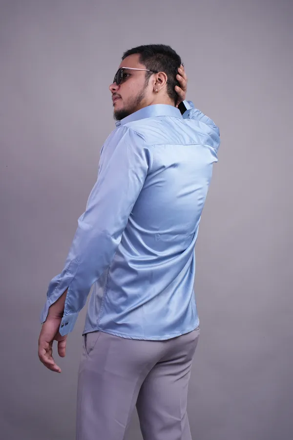 Cornflower_Mandarique_Linen_Blend_Shirt_For_Men