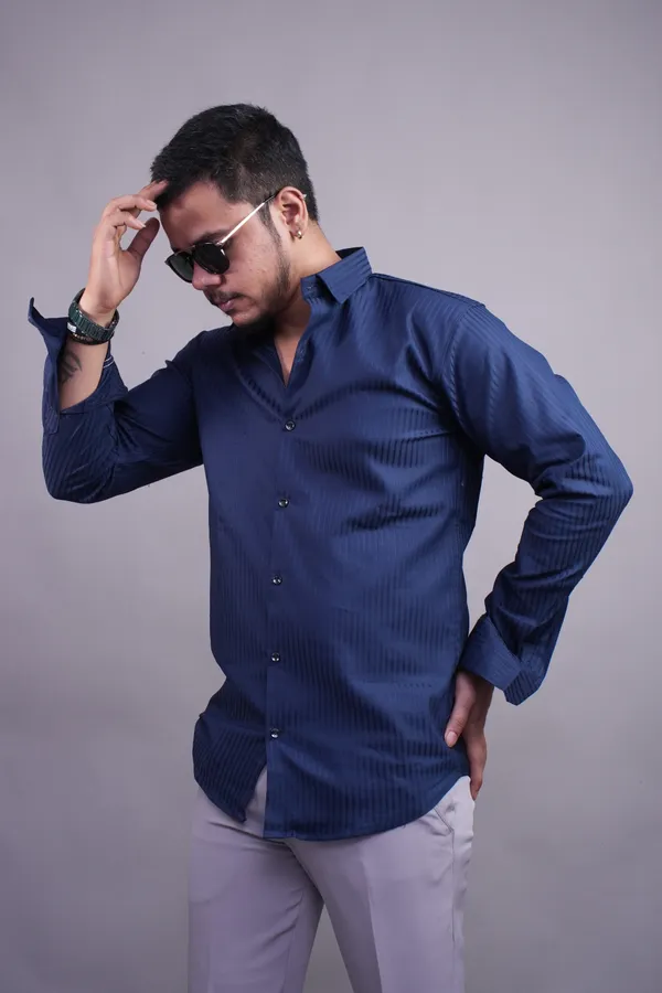Navy_Blue_Classy_Striped_Shirt_For_Men