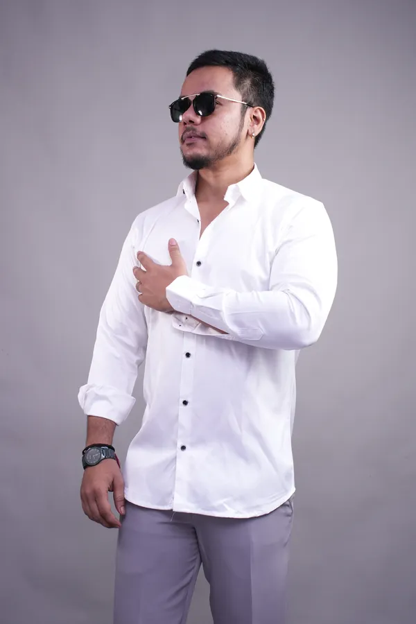 White_Mandarique_Linen_Blend_Shirt_For_Men