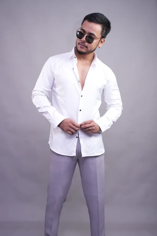White_Mandarique_Linen_Blend_Shirt_For_Men