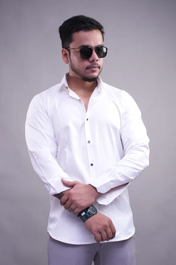 White_Mandarique_Linen_Blend_Shirt_For_Men