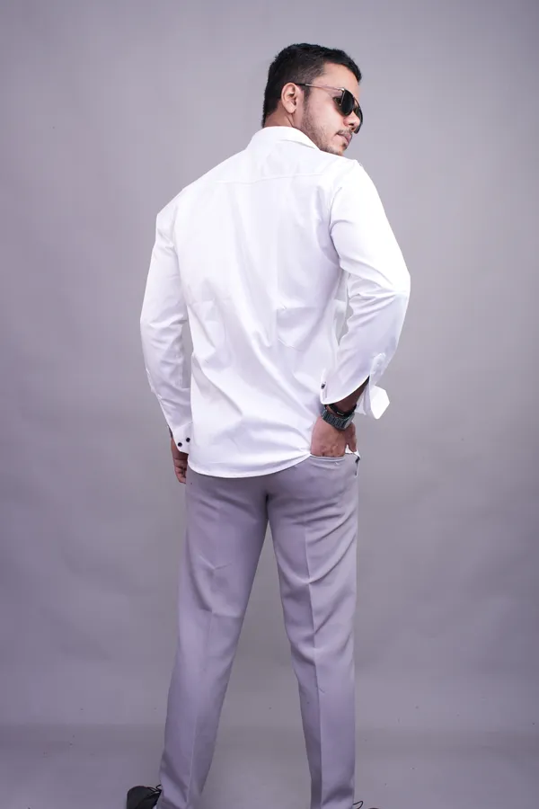 White_Mandarique_Linen_Blend_Shirt_For_Men