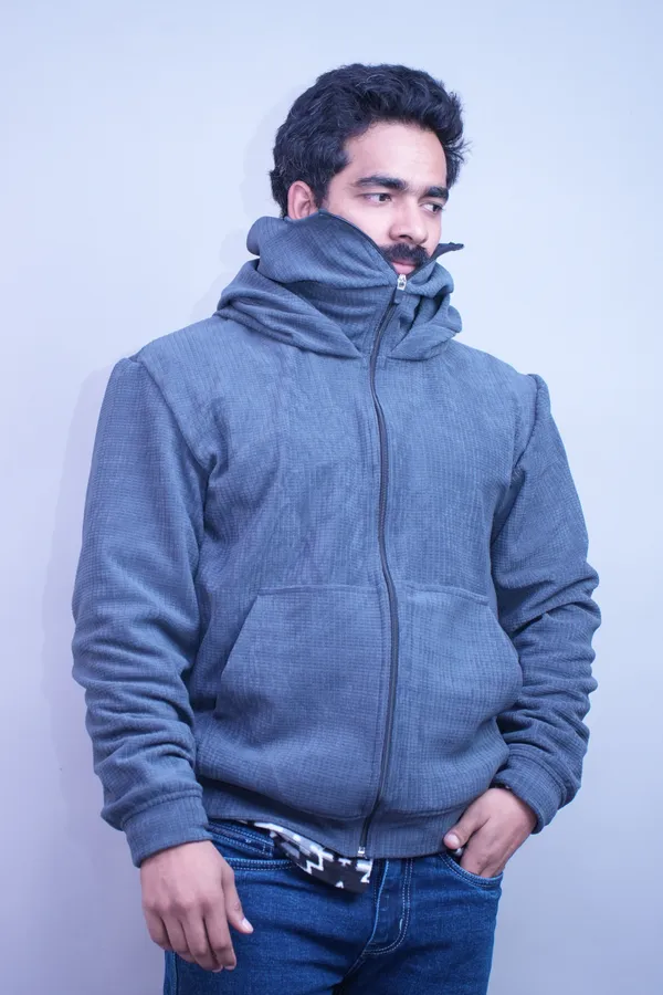 Cornflower_Blue_Balaclava_Phantom_Cowl_Hoodie_For_Men